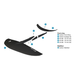 F-One Gravity Carbon 1200 Foil St