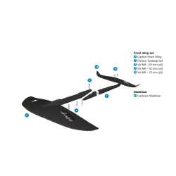 F-One Mirage Carbon 1000 Foil St